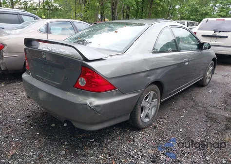 2005 Honda Civic Ex z USA, uszkodzony, nr VIN 1HGEM21975L017615